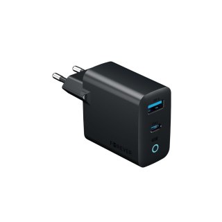 Forever ładowarka sieciowa GaN PD Vibe-TC45AC 1x USB-C 1x USB 45W ciemna szara