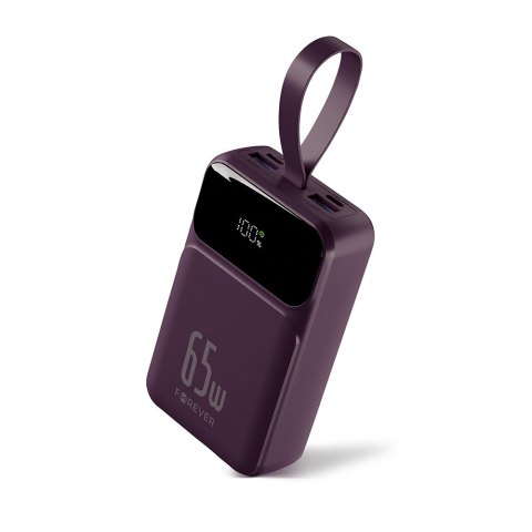 Forever power bank Vibe-TB65 PD QC 65W 20000 mAh ciemna wiśnia