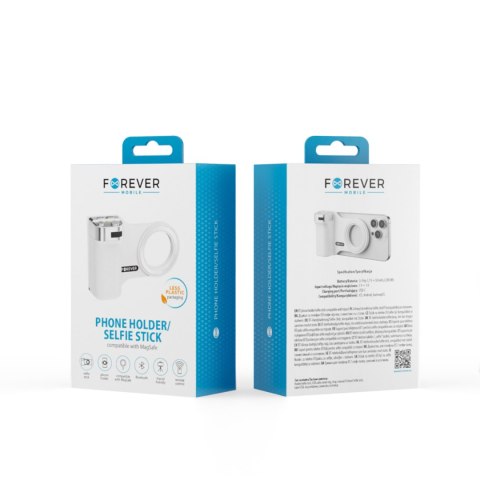 Forever uchwyt do telefonu/selfie stick BT do MagSafe PHSS-100 biały