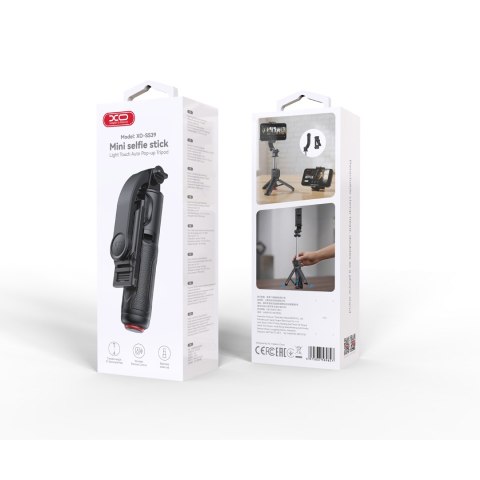 XO selfie stick Bluetooth tripod SS39 czarny odłączany stojak na telefon 70cm