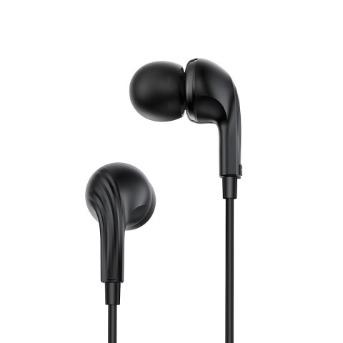 XO słuchawki przewodowe EP86 jack 3,5mm dokanałowe czarne