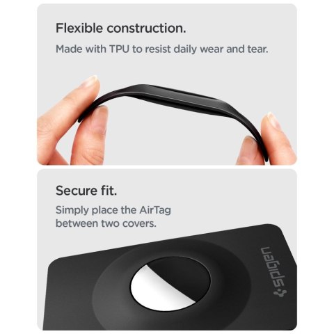 SPIGEN AIRFIT 2 2-PACK APPLE AIRTAG 1 / 2 BLACK