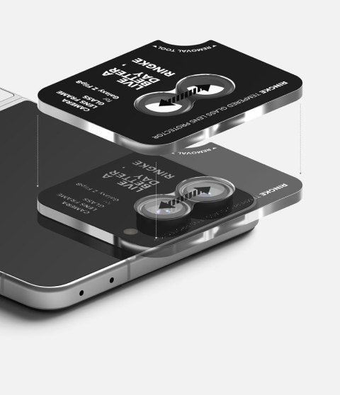 OSŁONA APARATU RINGKE CAMERA FRAME 2-PACK GALAXY Z FLIP 8 BLACK