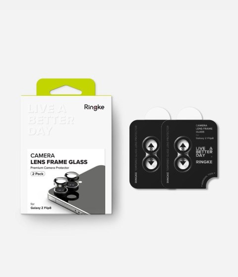 OSŁONA APARATU RINGKE CAMERA FRAME 2-PACK GALAXY Z FLIP 8 BLACK