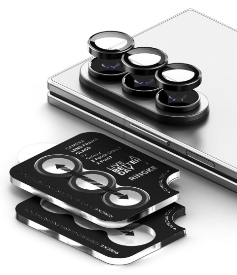 OSŁONA APARATU RINGKE CAMERA FRAME 2-PACK GALAXY Z FOLD 7 / 8 ULTRA BLACK