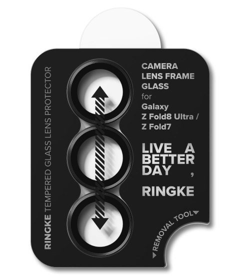 OSŁONA APARATU RINGKE CAMERA FRAME 2-PACK GALAXY Z FOLD 7 / 8 ULTRA BLACK