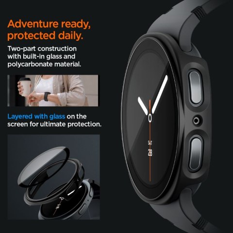 SPIGEN THIN FIT 360 SAMSUNG GALAXY WATCH 8 / 9 (40 MM) BLACK