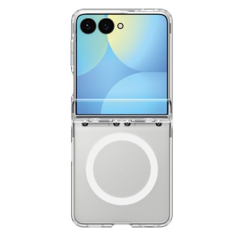 SPIGEN ULTRA HYBRID PRO MAGSAFE GALAXY Z FLIP 8 CLEAR/WHITE