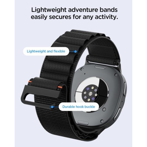 SPIGEN WBF1 BAND SAMSUNG GALAXY WATCH 8 / 9 / CLASSIC (40 / 44 / 46 MM) BLACK