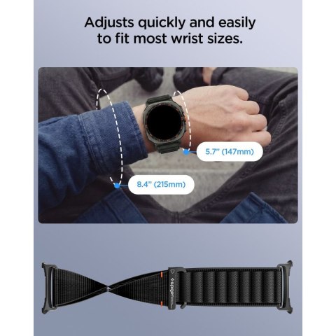 SPIGEN WBF1 BAND SAMSUNG GALAXY WATCH ULTRA 1 / 2 2024-2026 (47 MM) BLACK