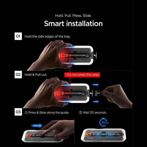 SZKŁO HARTOWANE SPIGEN GLAS.TR EZ FIT PRO AC HD 2-PACK NOTHING PHONE 4A PRO CLEAR