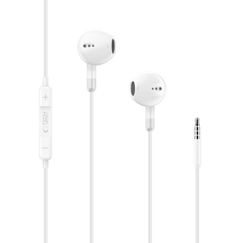 TECH-PROTECT ULTRABOOST MINI JACK EARPHONE CORE G4 WHITE