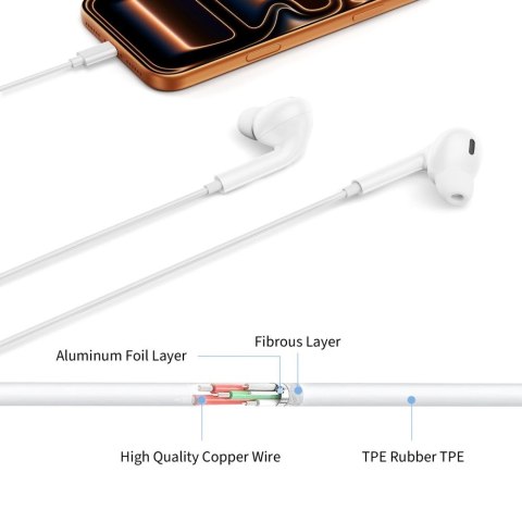 TECH-PROTECT ULTRABOOST TYPE-C EARPHONE CORE G3 WHITE