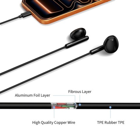 TECH-PROTECT ULTRABOOST TYPE-C EARPHONE CORE G4 BLACK