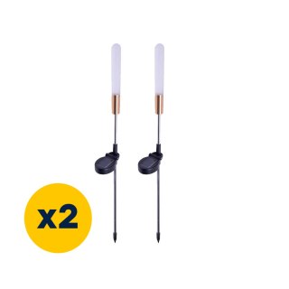 Zestaw Forever Light Lampa solarna LED SUNARI FLS-72 Pałka 3000K 600mAh 0,72Wh Ni-MH x2