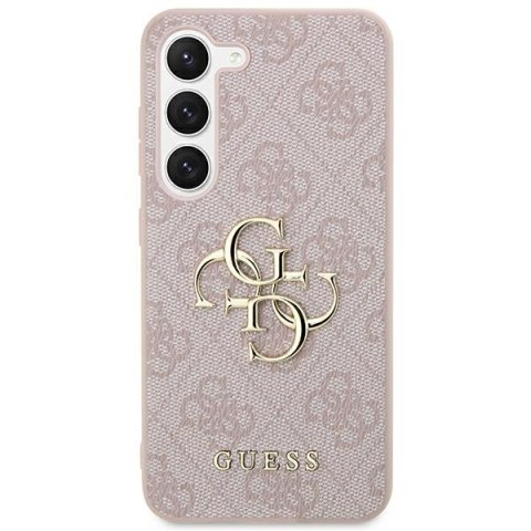 Guess nakładka do Samsung Galaxy S24 Plus S926 GUHCS24M4GMGPI różowa hardcase 4G Big Metal Logo Guess nakładka do Samsung Galaxy S24 Plus S926 GUHCS24M4GMGPI różowa hardcase 4G Big Metal Logo