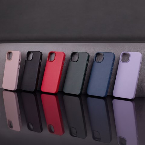 Nakładka Mag Leather do iPhone 13 Pro Max 6,7" czerwona Nakładka Mag Leather do iPhone 13 Pro Max 6,7" czerwona