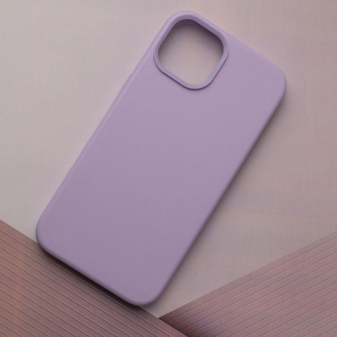 Nakładka Mag Leather do iPhone 13 Pro Max 6,7" fioletowa