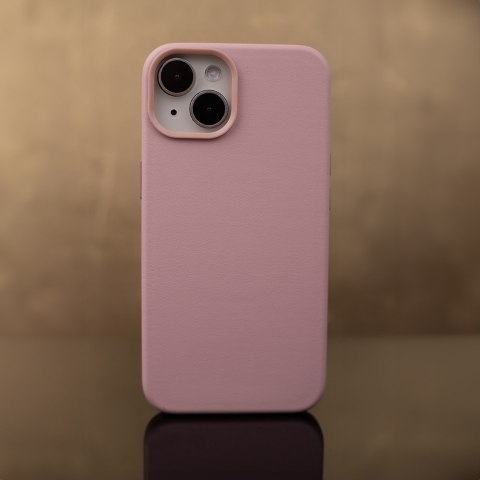 Nakładka Mag Leather do iPhone 13 Pro Max 6,7" jasnoróżowa Nakładka Mag Leather do iPhone 13 Pro Max 6,7" jasnoróżowa