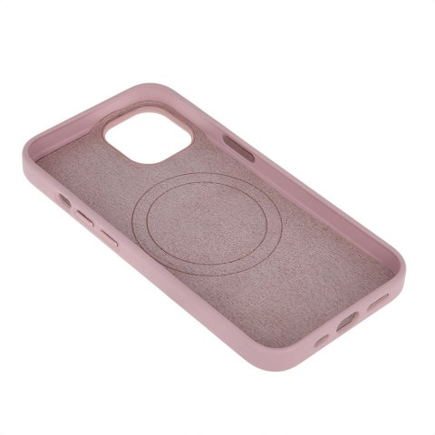 Nakładka Mag Leather do iPhone 14 Pro Max 6,7" jasnoróżowa Nakładka Mag Leather do iPhone 14 Pro Max 6,7" jasnoróżowa