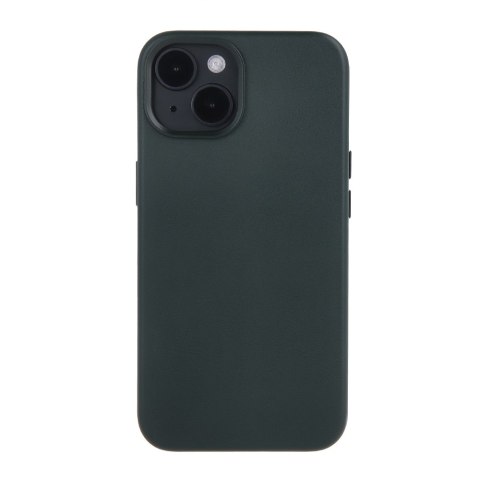 Nakładka Mag Leather do iPhone 15 Plus 6,7" ciemnozielona Nakładka Mag Leather do iPhone 15 Plus 6,7" ciemnozielona
