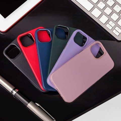 Nakładka Mag Leather do iPhone 15 Plus 6,7" ciemnozielona Nakładka Mag Leather do iPhone 15 Plus 6,7" ciemnozielona