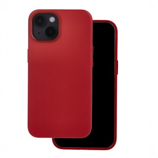 Nakładka Mag Leather do iPhone 15 Plus 6,7" czerwona
