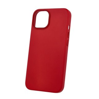 Nakładka Mag Leather do iPhone 15 Plus 6,7" czerwona