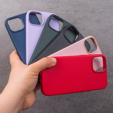 Nakładka Mag Leather do iPhone 15 Plus 6,7" czerwona Nakładka Mag Leather do iPhone 15 Plus 6,7" czerwona
