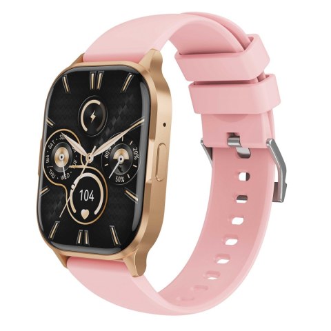 XO smartwatch J10 Amoled różowo-złoty XO smartwatch J10 Amoled różowo-złoty