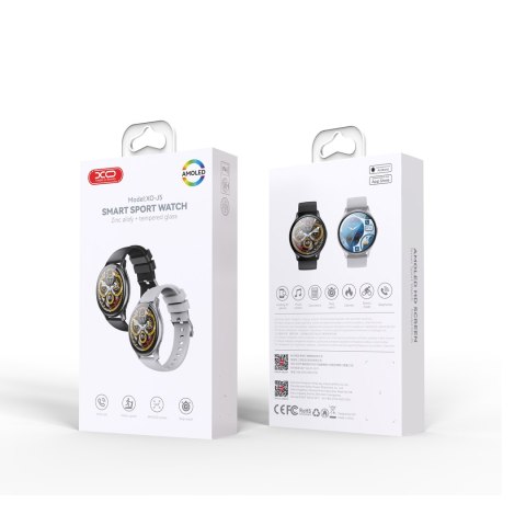 XO smartwatch J5 Amoled czarny XO smartwatch J5 Amoled czarny