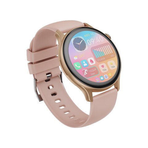 XO smartwatch J6 Amoled różowo-złoty XO smartwatch J6 Amoled różowo-złoty