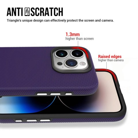 Vmax nakładka Triangle Case do Samsung Galaxy A15 4G / A15 5G ciemny fiolet Vmax nakładka Triangle Case do Samsung Galaxy A15 4G / A15 5G ciemny fiolet