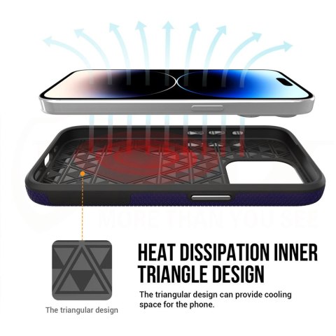 Vmax nakładka Triangle Case do Samsung Galaxy A15 4G / A15 5G ciemny fiolet Vmax nakładka Triangle Case do Samsung Galaxy A15 4G / A15 5G ciemny fiolet