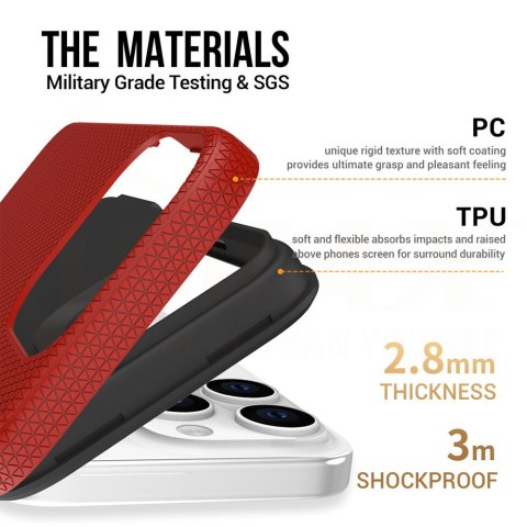 Vmax nakładka Triangle Case do Samsung Galaxy A15 4G / A15 5G czerwona Vmax nakładka Triangle Case do Samsung Galaxy A15 4G / A15 5G czerwona