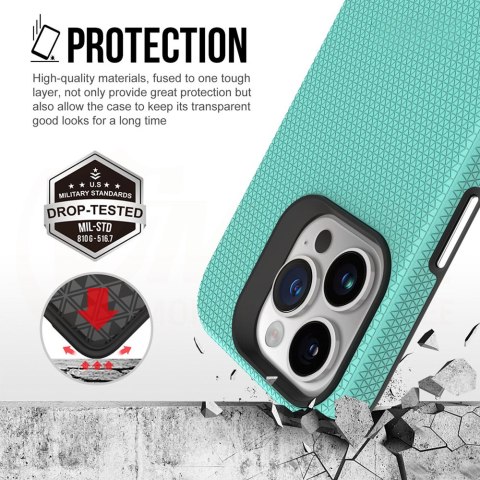 Vmax nakładka Triangle Case do Samsung Galaxy A15 4G / A15 5G miętowa