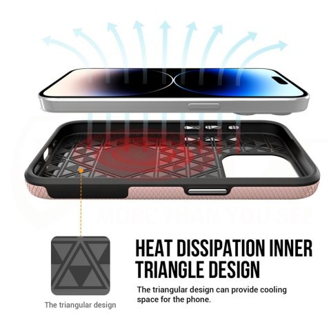 Vmax nakładka Triangle Case do Samsung Galaxy A15 4G / A15 5G różowo-złota Vmax nakładka Triangle Case do Samsung Galaxy A15 4G / A15 5G różowo-złota