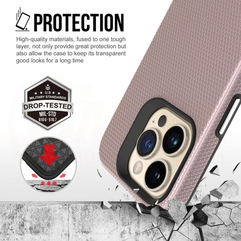Vmax nakładka Triangle Case do Samsung Galaxy A15 4G / A15 5G różowo-złota Vmax nakładka Triangle Case do Samsung Galaxy A15 4G / A15 5G różowo-złota