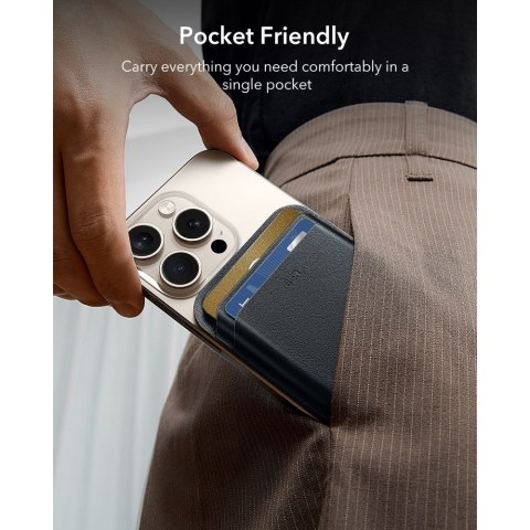 ESR CLASSIC RFID MAGNETIC WALLET MAGSAFE MIDNIGHT BLACK
