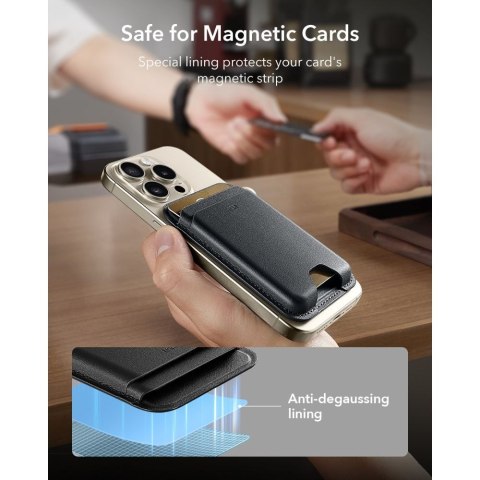 ESR CLASSIC RFID MAGNETIC WALLET MAGSAFE MIDNIGHT BLACK