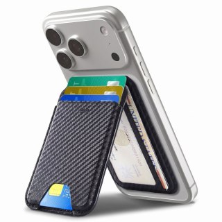 ESR CLASSIC RFID MAGNETIC WALLET STAND MAGSAFE CARBON FIBER BLACK