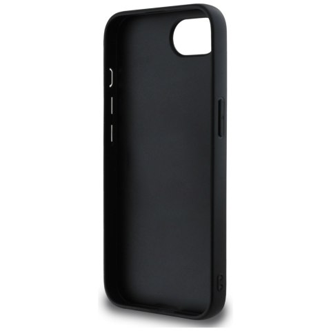 Guess Nakładka HC PU Grained Big 4G and Classic Logo do iPhone 16e Czarna