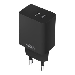 Maxlife ładowarka sieciowa PD QC MXTC-13-20C 1x USB-C 20W czarna