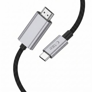 TECH-PROTECT ULTRABOOST CABLE USB-C TO HDMI 2.1 8K 60HZ 200CM IRON GREY
