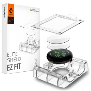 FOLIA HYDROŻELOWA SPIGEN ELITE SHIELD "EZ FIT" 2-PACK GOOGLE PIXEL WATCH 3 / 4 / 5 (45 MM) CLEAR