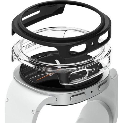 RINGKE SLIM 2-PACK GALAXY WATCH 8 / 9 (40 MM) CLEAR & MATTE BLACK