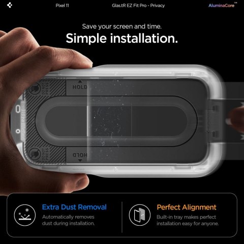 SZKŁO PRYWATYZUJĄCE SPIGEN GLAS.TR EZ FIT PRO AC 2-PACK GOOGLE PIXEL 10 / 11 PRIVACY