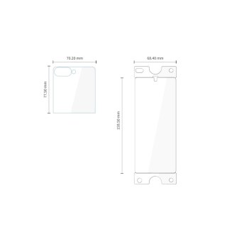 ZESTAW OCHRONNY TECH-PROTECT EASY SET FOIL & GLASS FIT+ 4IN1 GALAXY Z FLIP 7 / 8 CLEAR