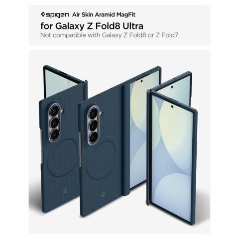 SPIGEN AIRSKIN ARAMID MAGSAFE GALAXY Z FOLD 8 ULTRA NAVY
