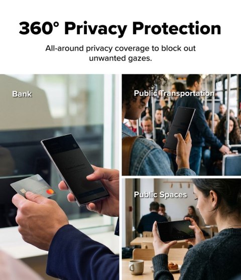 SZKŁO PRYWATYZUJĄCE RINGKE COVER DISPLAY EASY SLIDE 360 2-PACK GALAXY Z FOLD 8 ULTRA PRIVACY